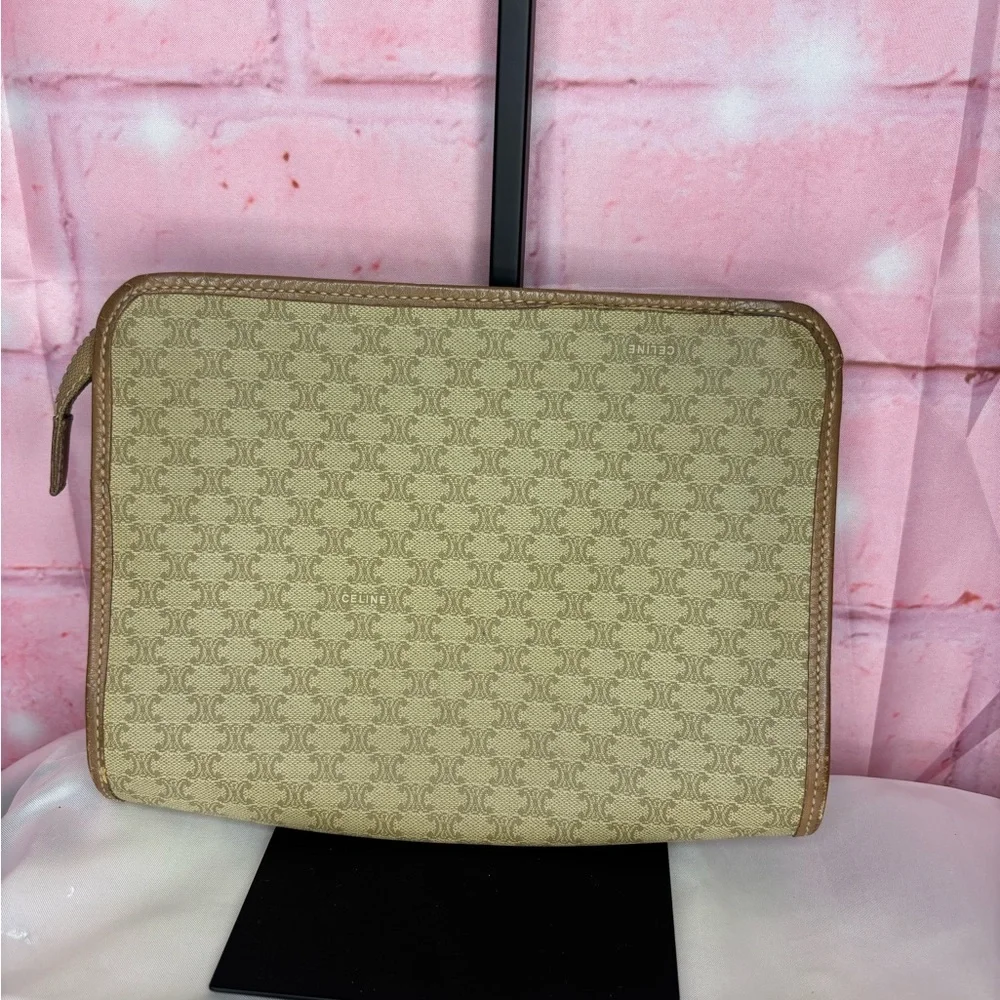 Celine Beige and Brown Bag